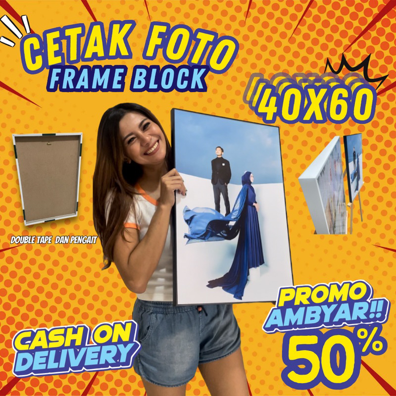 Jual Cetak Foto Frame Block X R Wall Frame Cadutproject