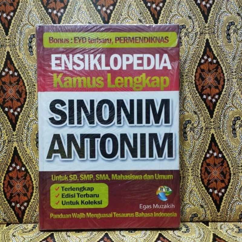 Jual Buku Kamus Lengkap Sinonim Antonim Shopee Indonesia