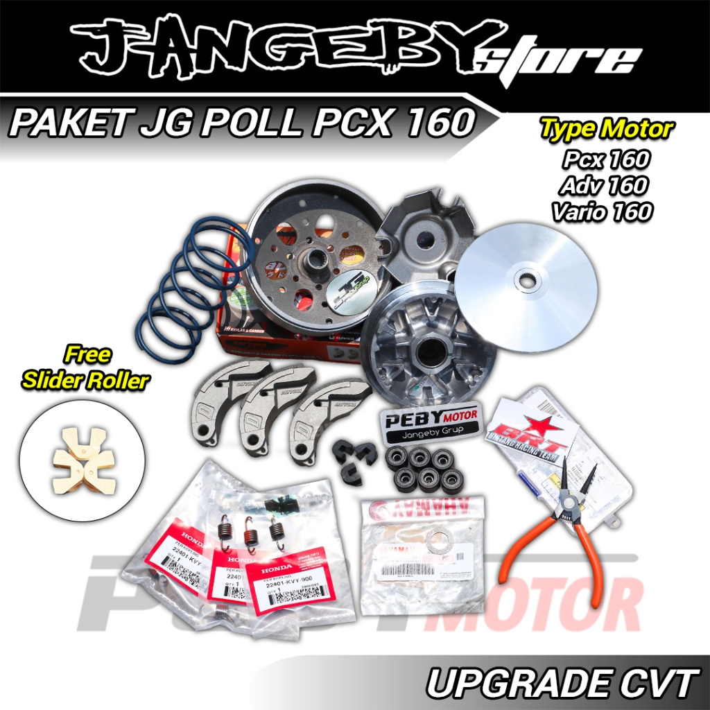 Jual Pully Pulley Custom Pcx Adv Vario Paket Jg Poll