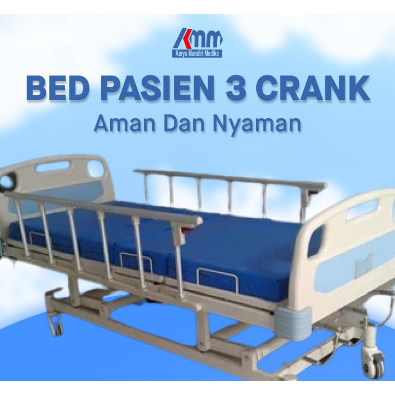 Jual Bed Pasien Crank Abs Tempat Tidur Pasien Engkol Abs Shopee