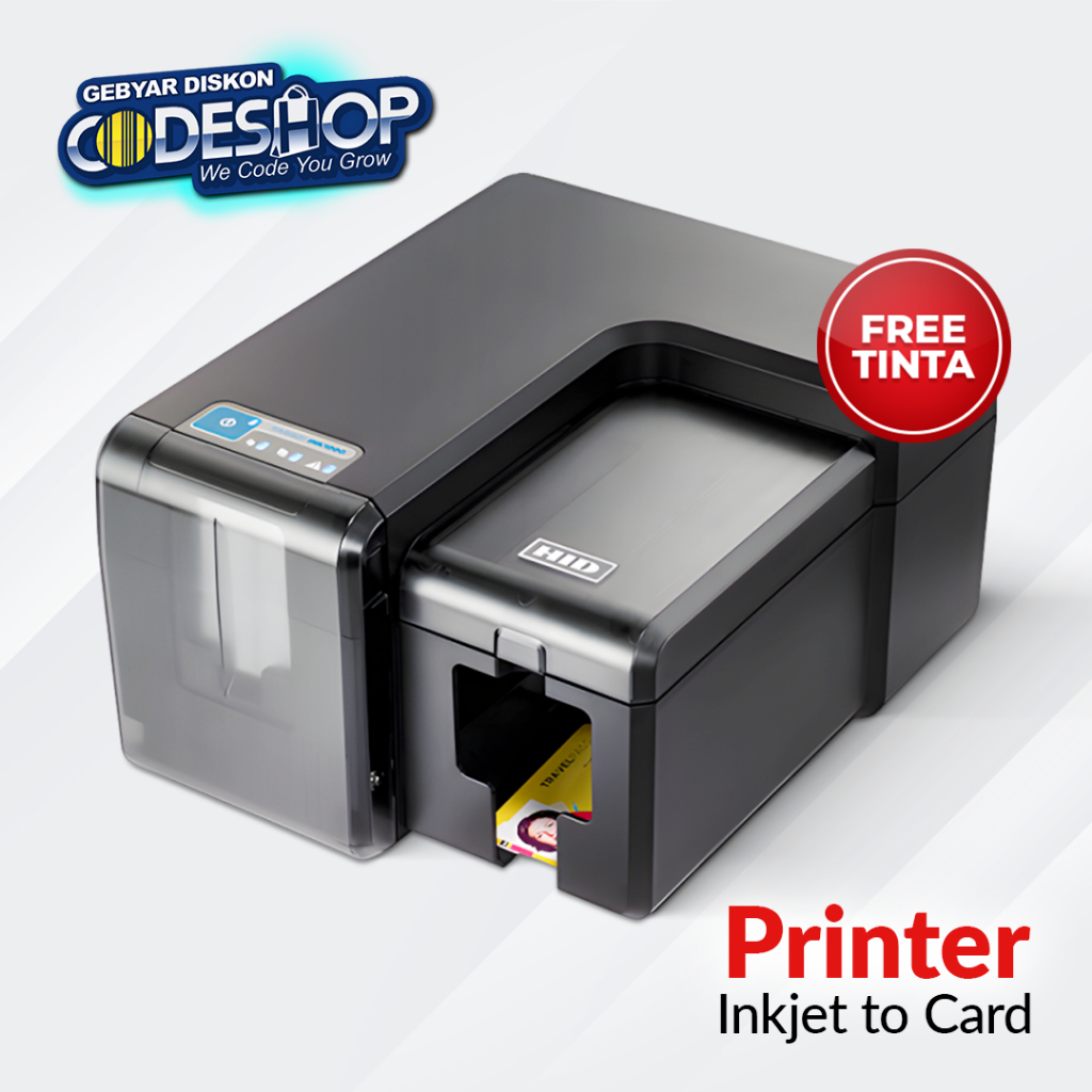 Jual Fargo INK1000 Printer ID Card Inkjet Single Side Cetak Kartu PVC