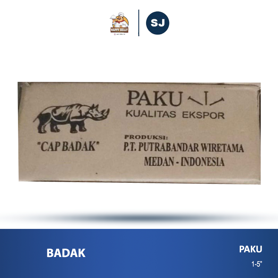 Jual Ojol Paku Biasa Cap Badak Paku Kayu Sampai Dengan Inch Per