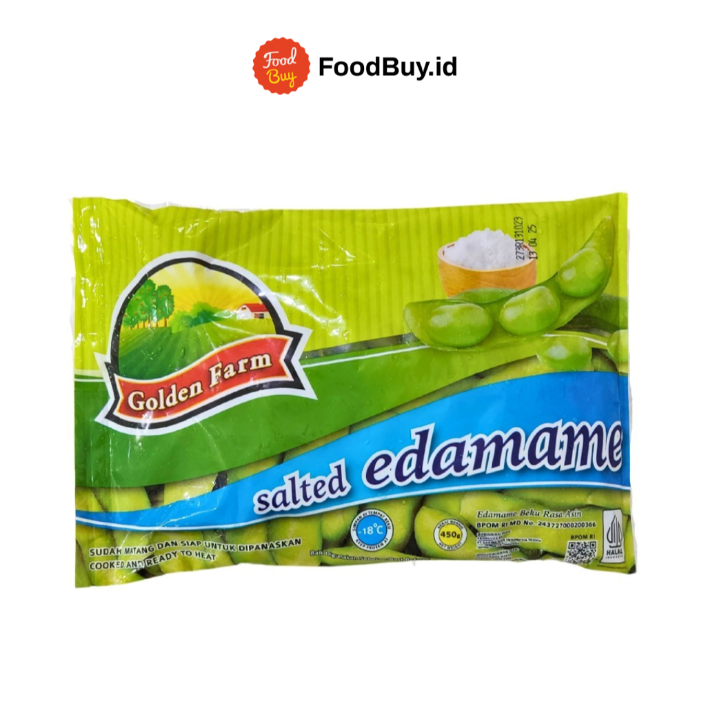 Jual Golden Farm Salted Edamame 450 Gr Shopee Indonesia