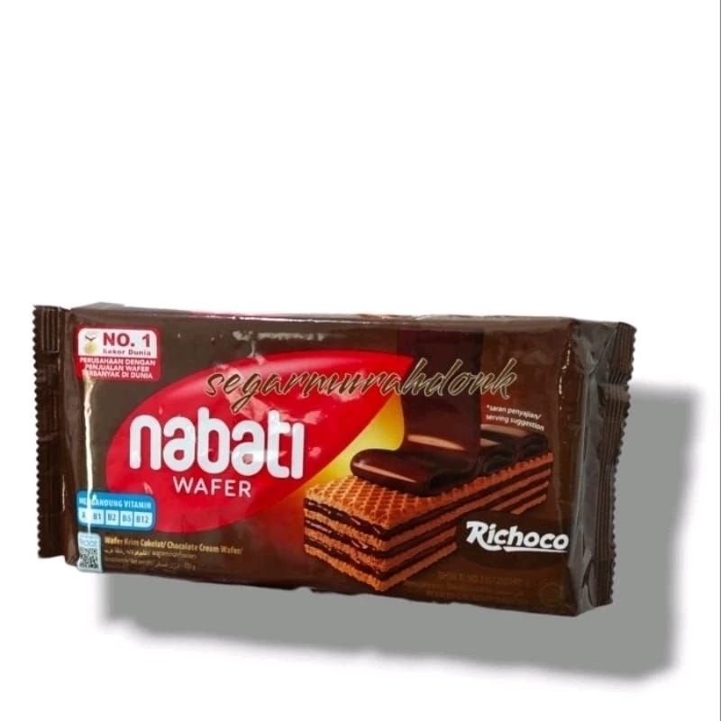 Jual RICHOCO NABATI CHOCOLATE WAFER 122 Gram Rasa Coklat Shopee Indonesia