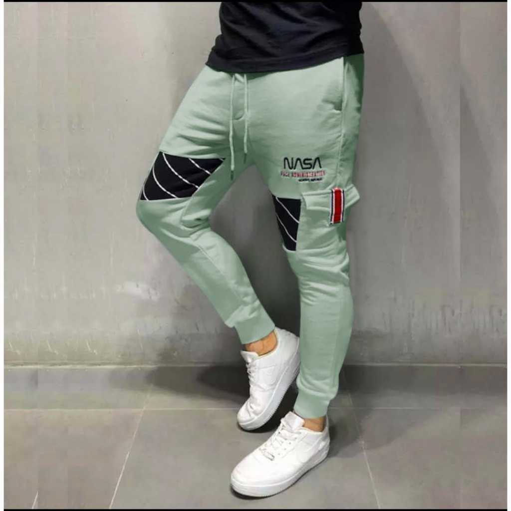 Jual Celana Jogger Pria Panjang SweatPants Pria Jogger Pants Nasa