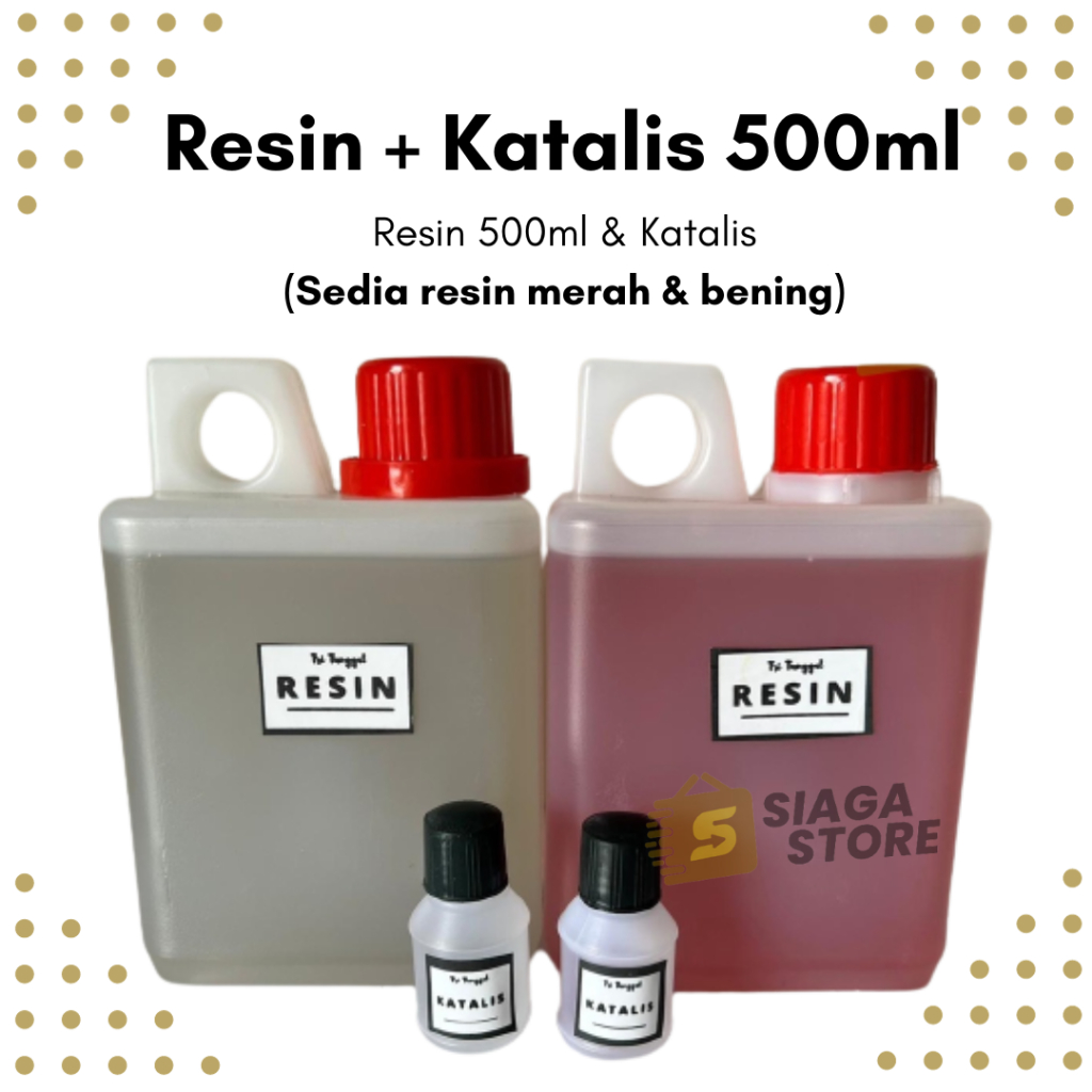 Jual Resin Gram Katalis Bening Merah Recine Resine Fiberglass