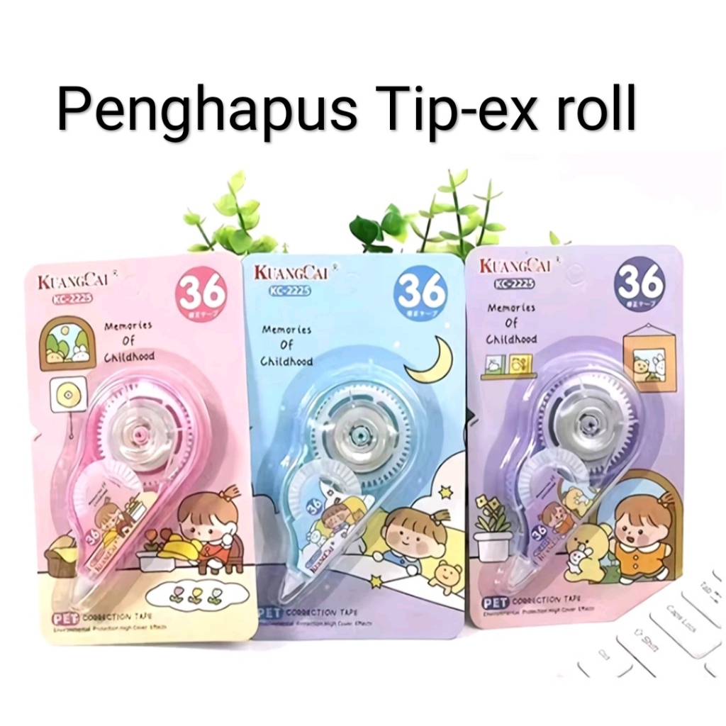 Jual Penghapus Tipe X Tip Ex Roll Correction Tape Kertas Pita Penghapus