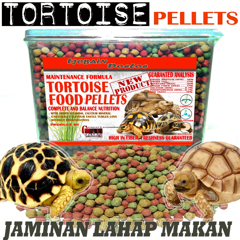 Jual Sulcata Sulkata Pakan Makanan Pelet Kura Darat Torto Tortoise