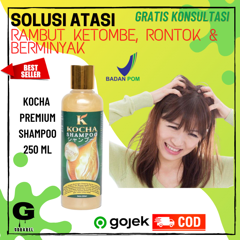 Jual Kocha Shampoo Obat Vitamin Penghilang Ketombe Berkerak Parah Dan