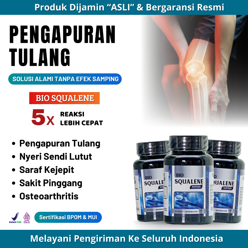 Jual Obat Nyeri Sendi Lutut Pengapuran Tulang Osteoarthritis Sakit