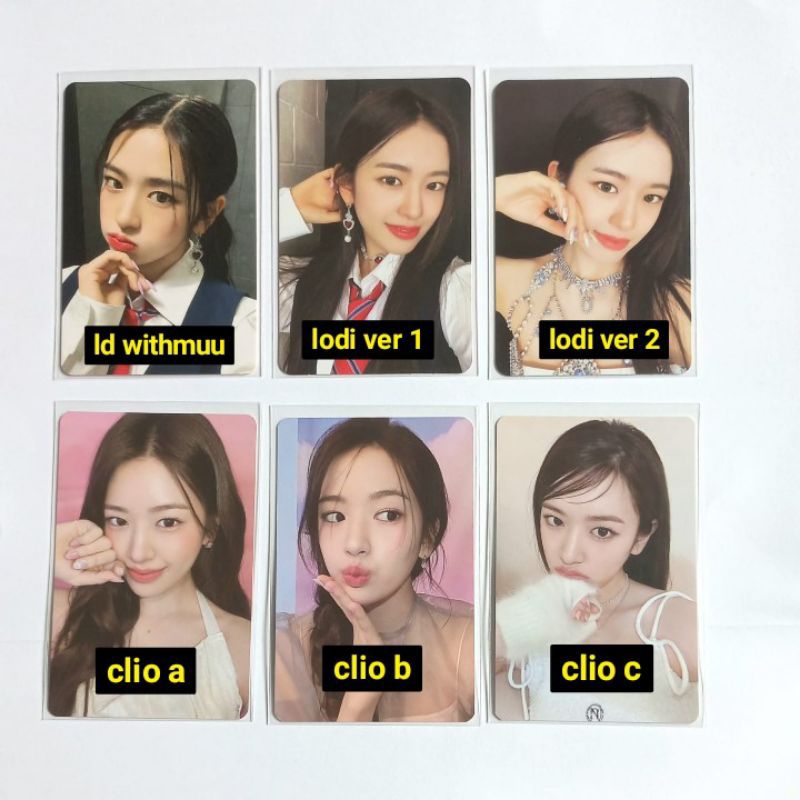 Jual Wts Want To Sell Lfb Photocard Ina Official Yujin Ive Love Dive