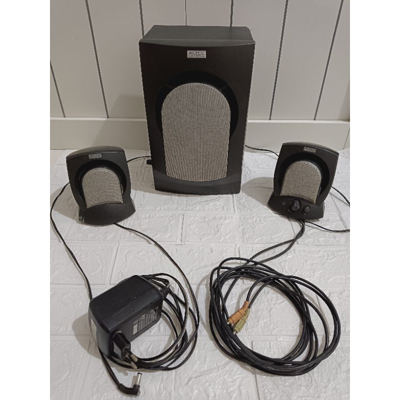 Jual 1 Set Speaker Altec Lansing AVS300 Original Preloved Bagus