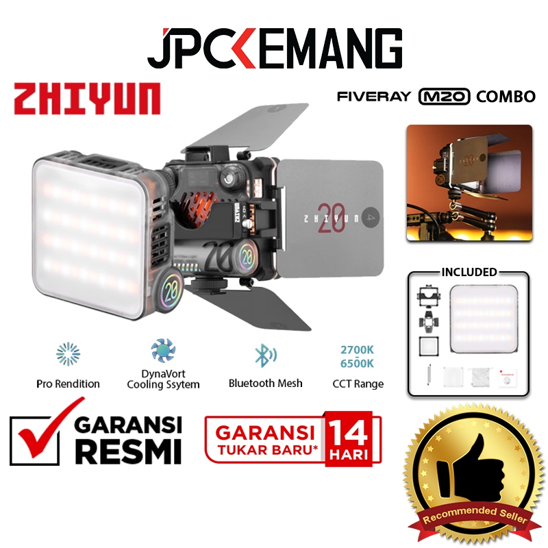 Jual Zhiyun Fiveray M Combo Pocket Led Video Light M Lighting