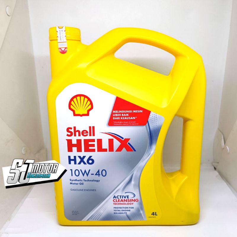 Jual Oli Mobil Shell Helix Hx W Galon Liter Shopee