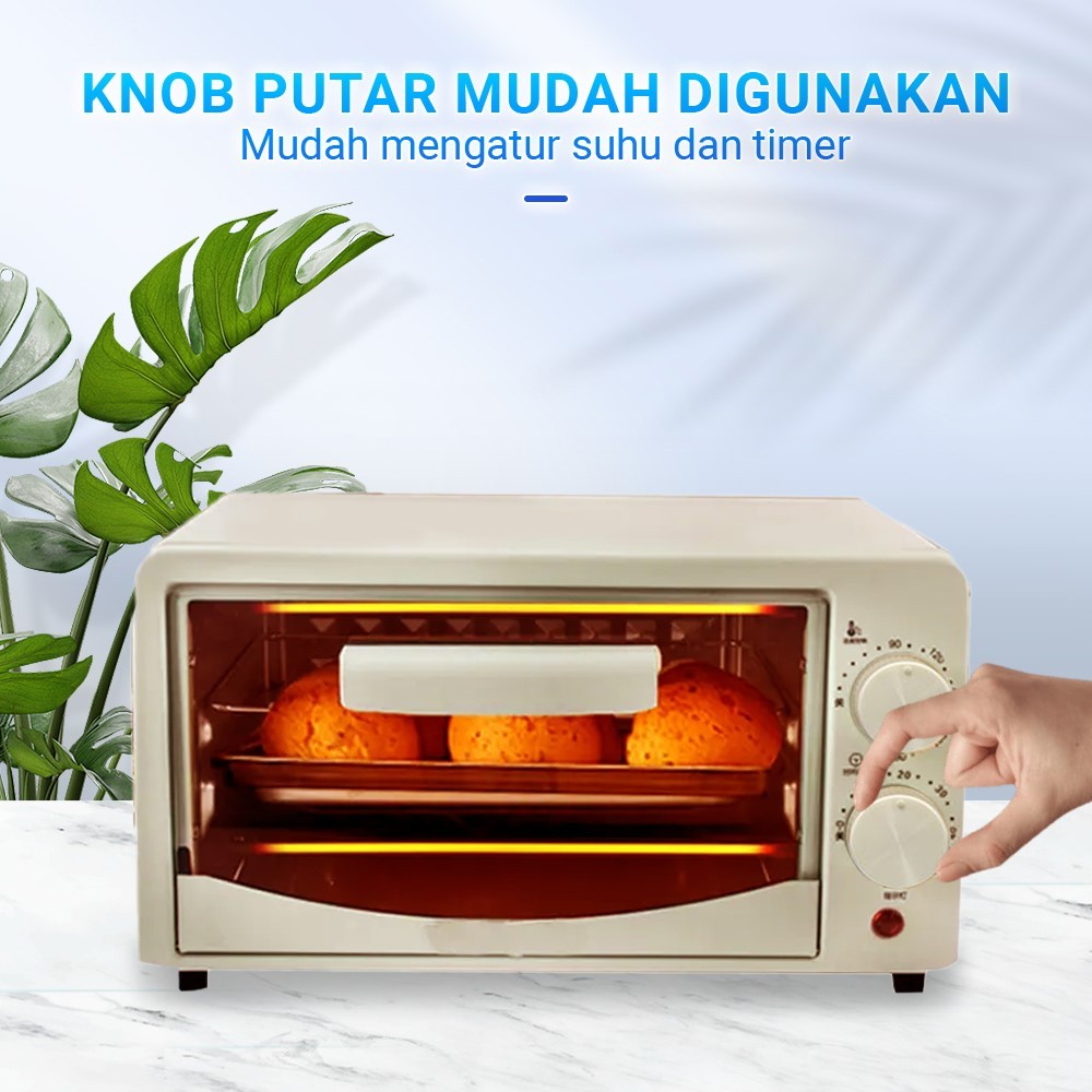 Jual Oven Listrik Mini Multifungsi 12 Liter Low Watt Pemanggang Roti