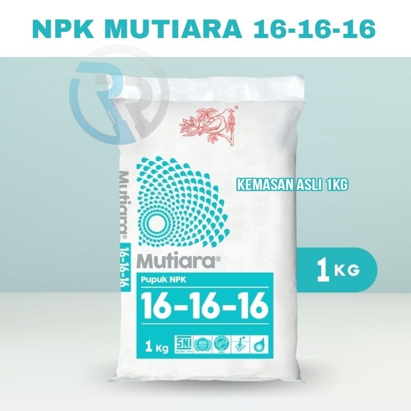 Jual PUPUK NPK MUTIARA 1KG 16 16 16 MEROKE KEMASAN PABRIK Shopee