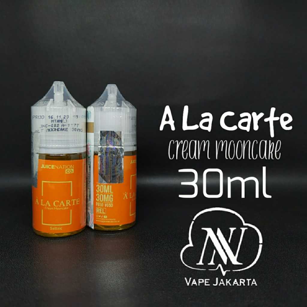 Jual A La Carte Cream Mooncake Salt Nic 30ml 30mg Shopee Indonesia