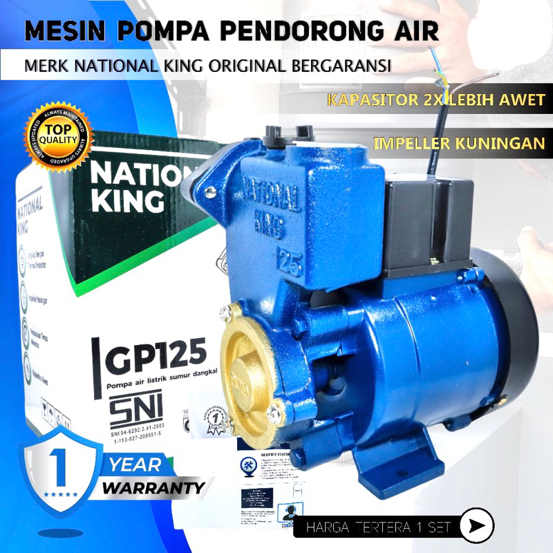 Jual Mesin Pompa Air National Nasional King Gp Watt W