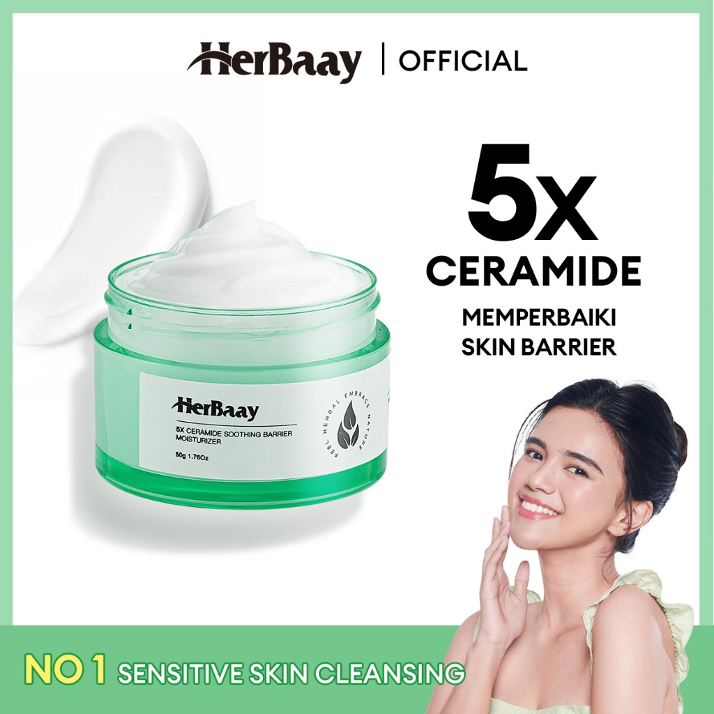 Jual Herbaay X Ceramide Pelembab Wajah G Moisturizer Cream