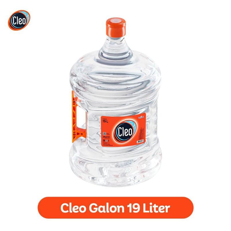 Jual CLEO Air Mineral Water Pure Murni Galon 19 Liter BPA Free Air