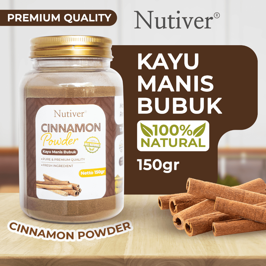 Jual Nutiver Cinnamon Powder Kayu Manis Bubuk Bumbu Masak Bumbu