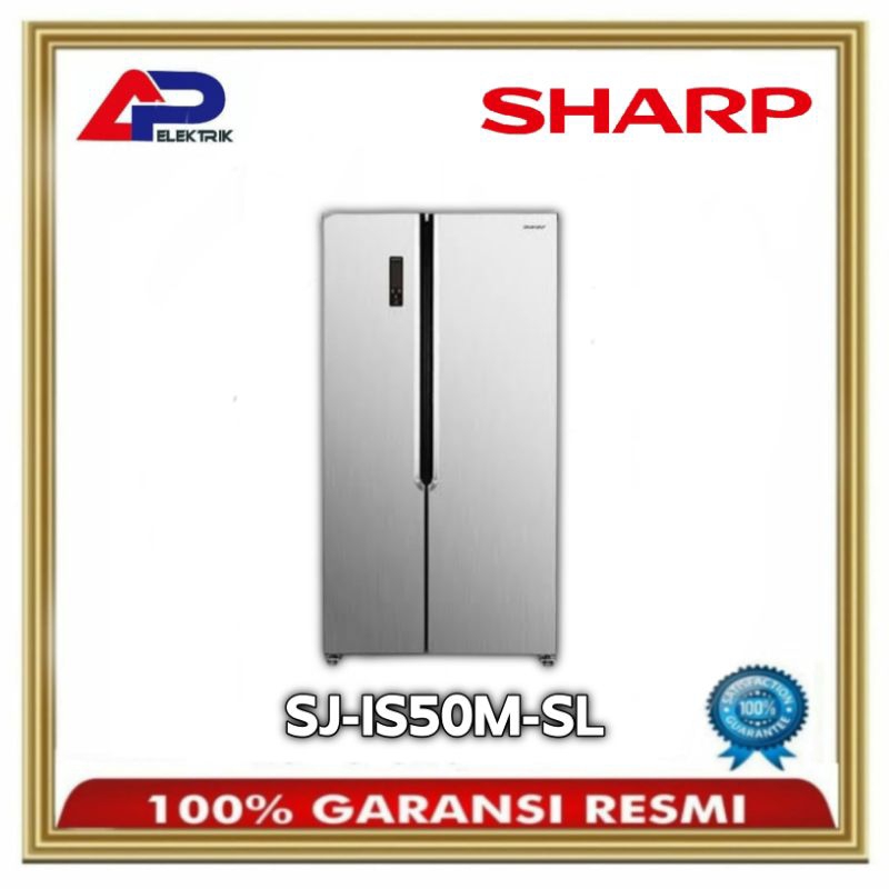 Jual Kulkas Sharp Side By Side Pintu Sj Is M Sl Shopee Indonesia