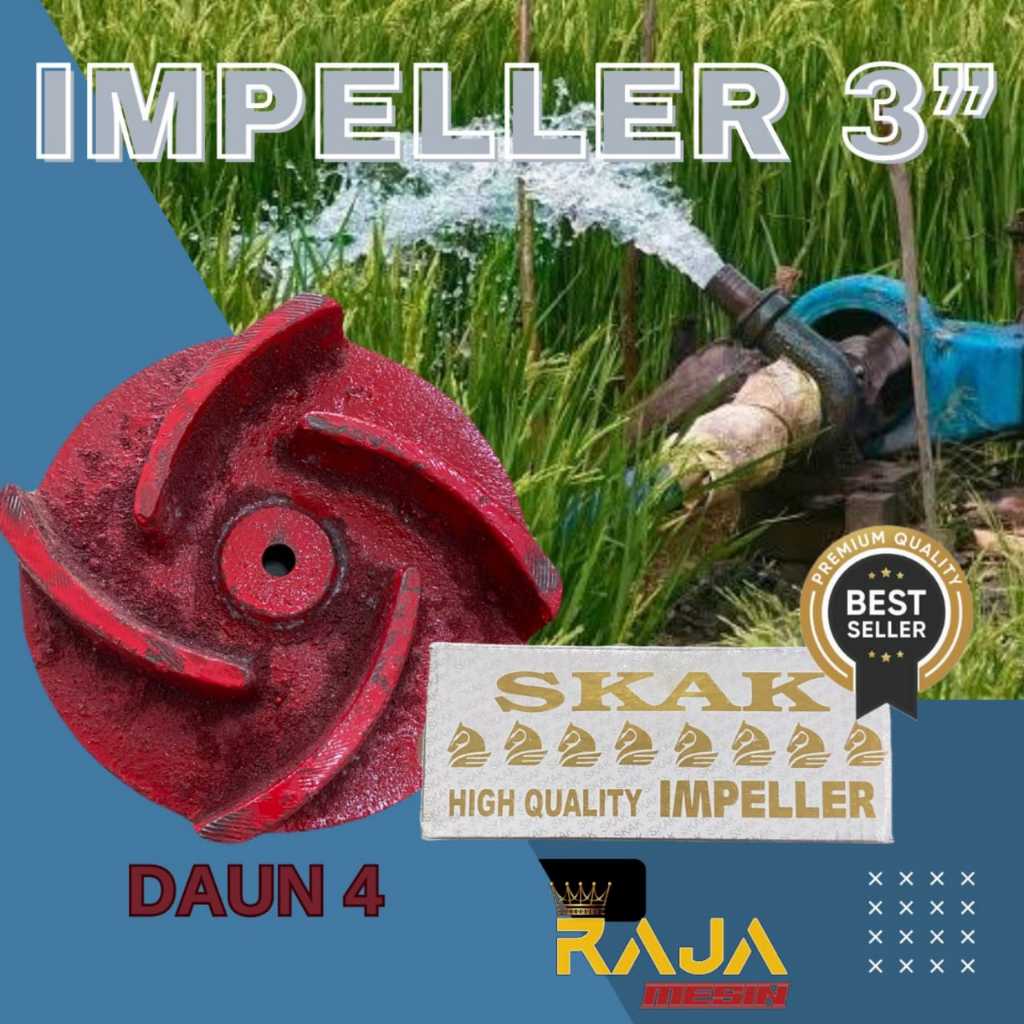 Jual Impeller Kipas Pompa Alkon 3 Inchi Impeller Cor 3 Model Spie As