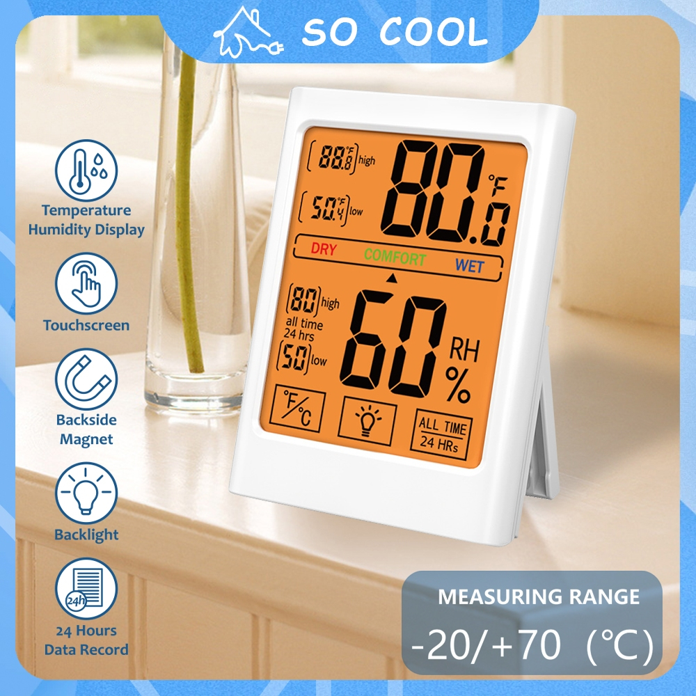 Jual Hygrometer Thermometer Humidity Meter Alat Ukur Kelembapan Suhu