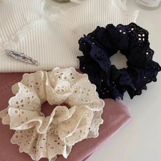 Jual Caliloops Karet Ikat Rambut Scrunchie Renda Wanita Korean Style