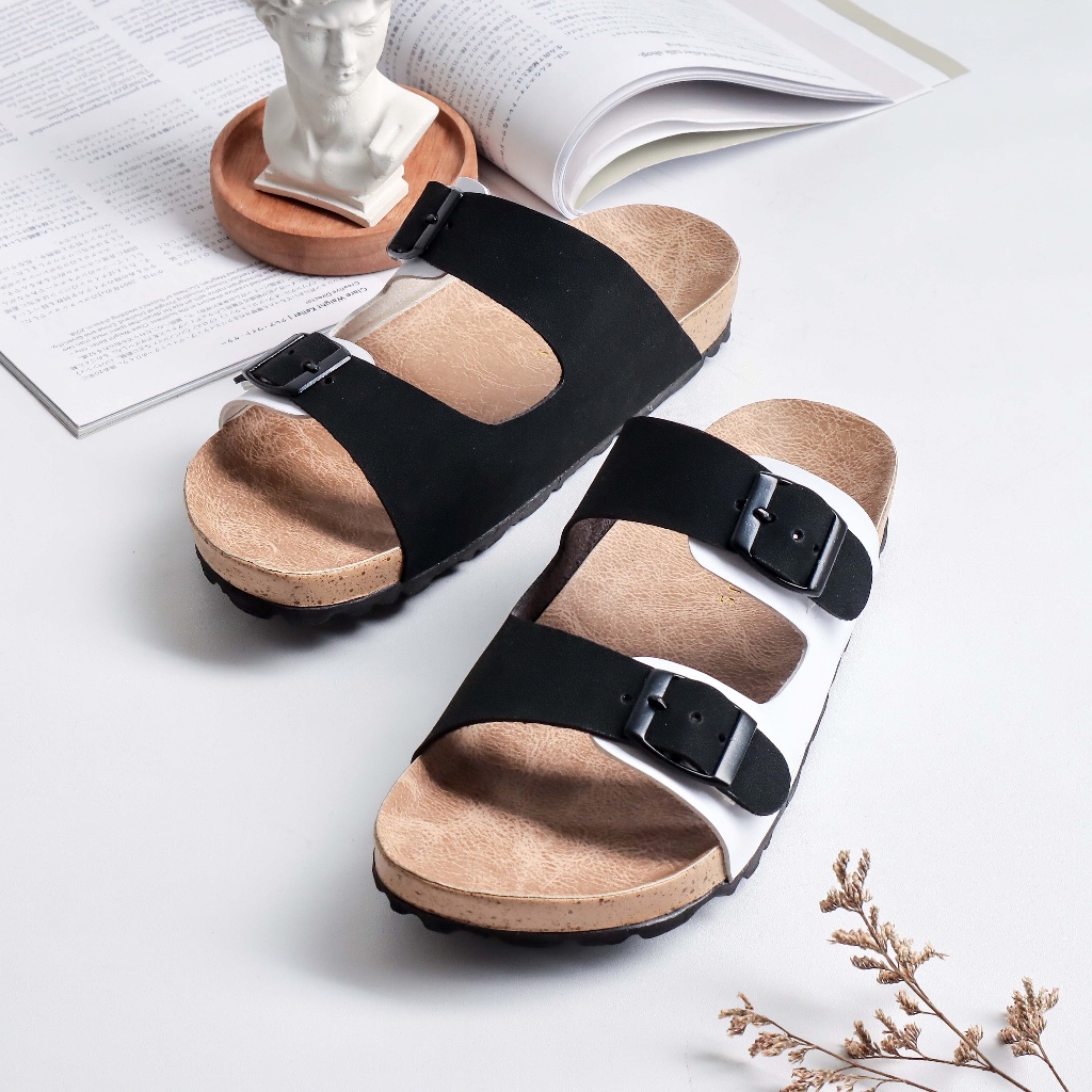 Jual Amazeus Melbourne Sandal Sendal Tali Wanita Selop Birken Footbed