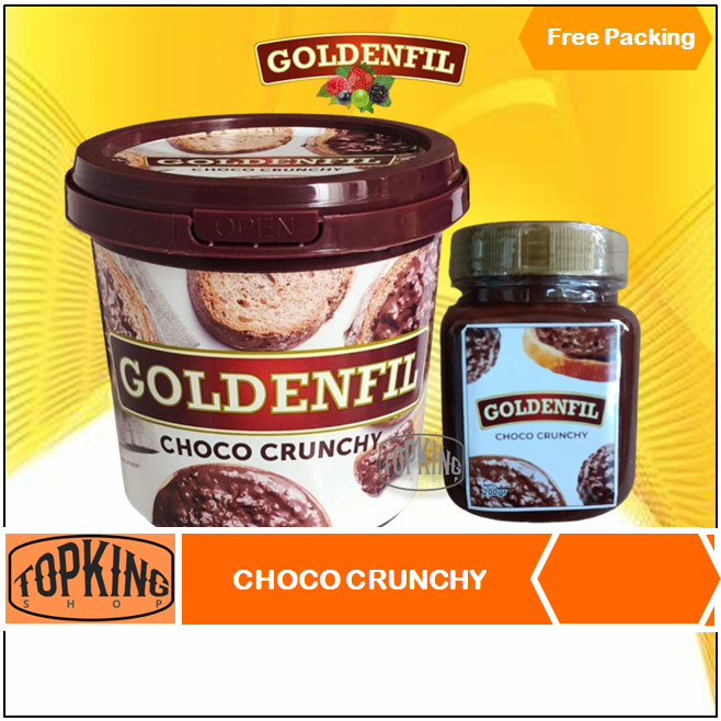 Jual Goldenfil Selai Choco Crunchy Olesan Roti Shopee Indonesia