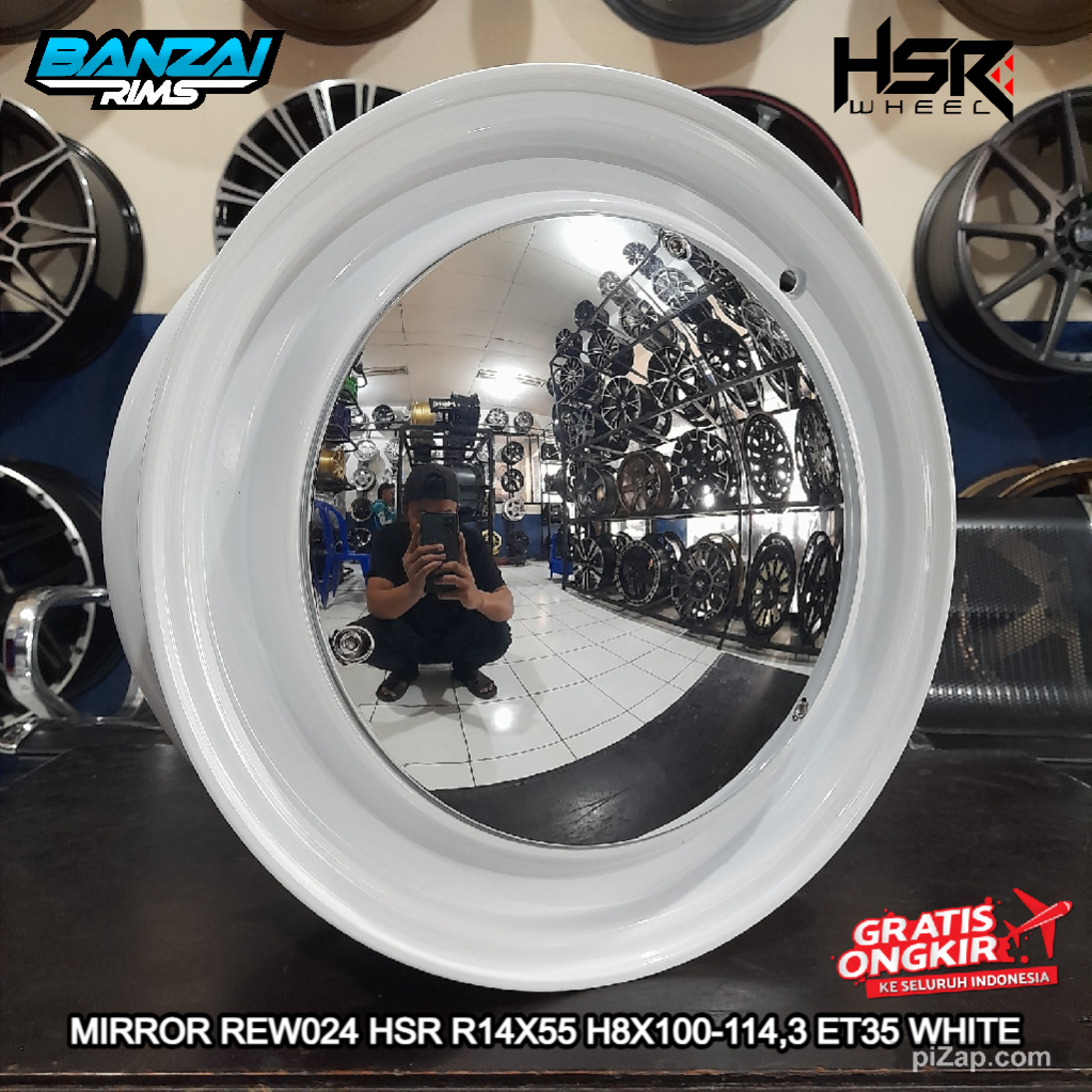 Jual Paket Velg Dan Ban Mobil HSR MIRROR Ring 14 Plush ZEETEX ZT 2000