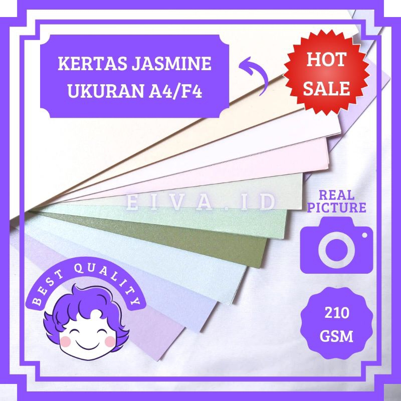 Jual Kertas Jasmine A4 F4 210 Gsm Shopee Indonesia