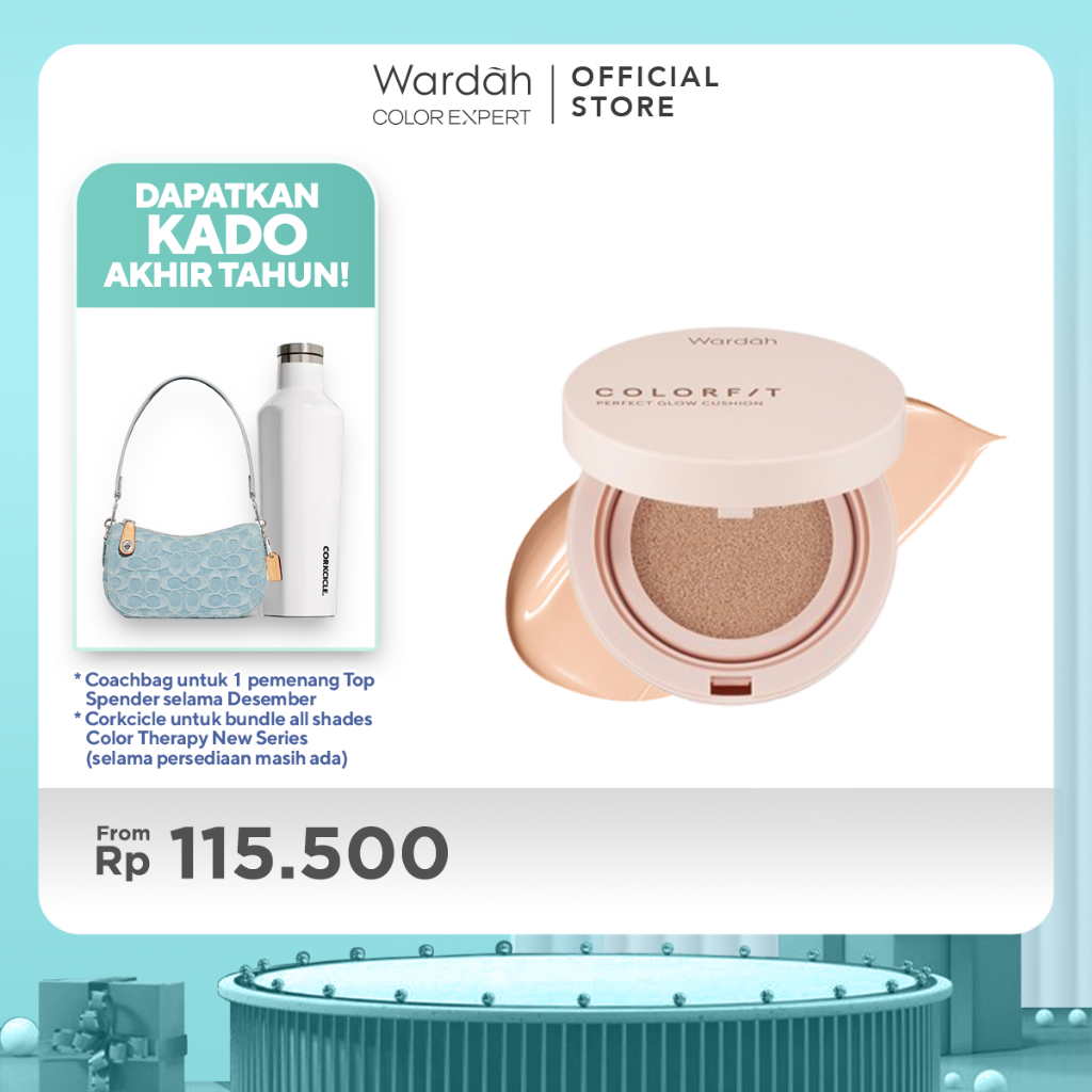 Jual Wardah Colorfit Perfect Glow Cushion Tahan Lama Hingga Jam