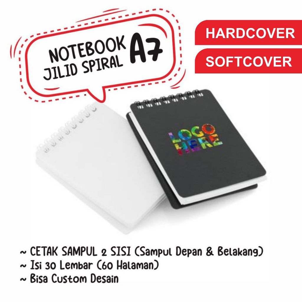 Jual NOTEBOOK MINI A7 JILID CUSTOM JILID SPIRAL BUKU TULIS MINI A7