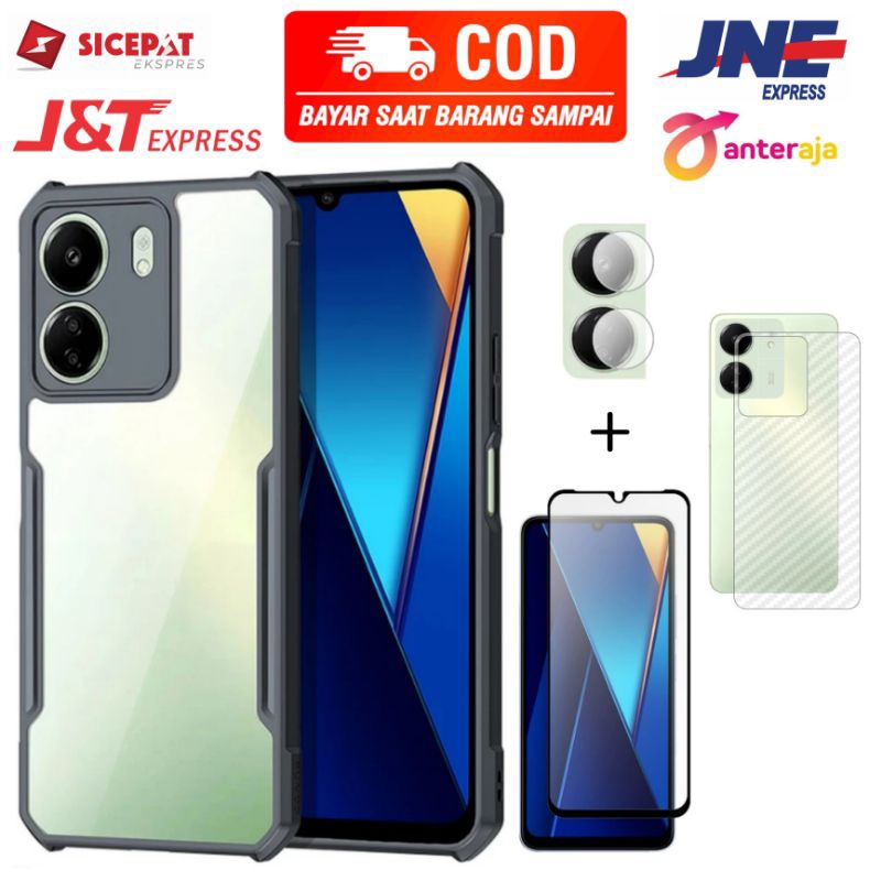 Jual PAKET LENGKAP Case Xiaomi Redmi Poco C65 Redmi 13c Terbaru