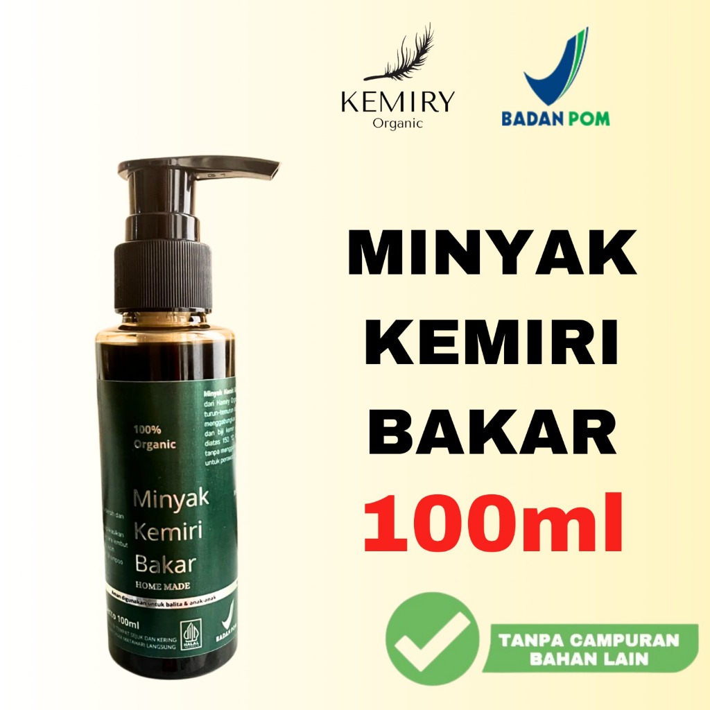 Jual Minyak Kemiri Bakar Original Penumbuh Rambut Alis Asli Kemiry