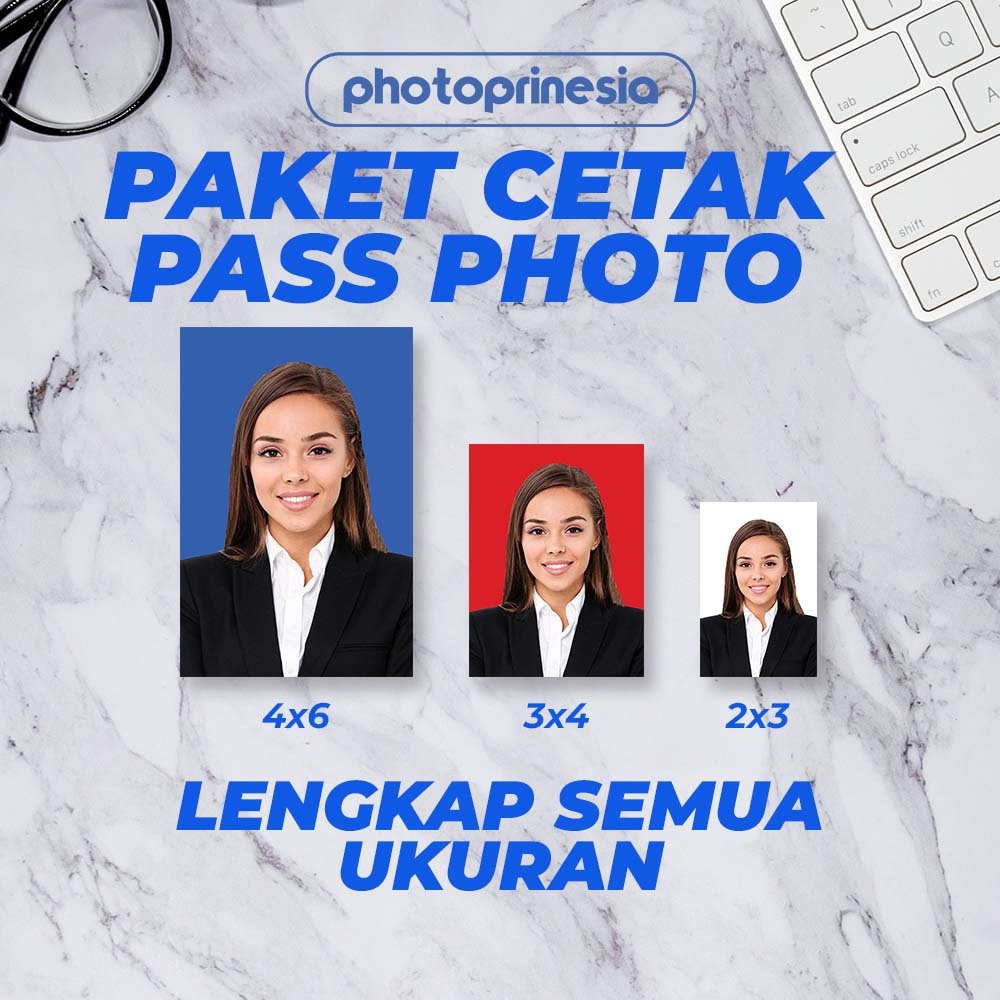 Jual Cetak Pas Foto Ukuran X X X Paket Lengkap Bebas Pilih