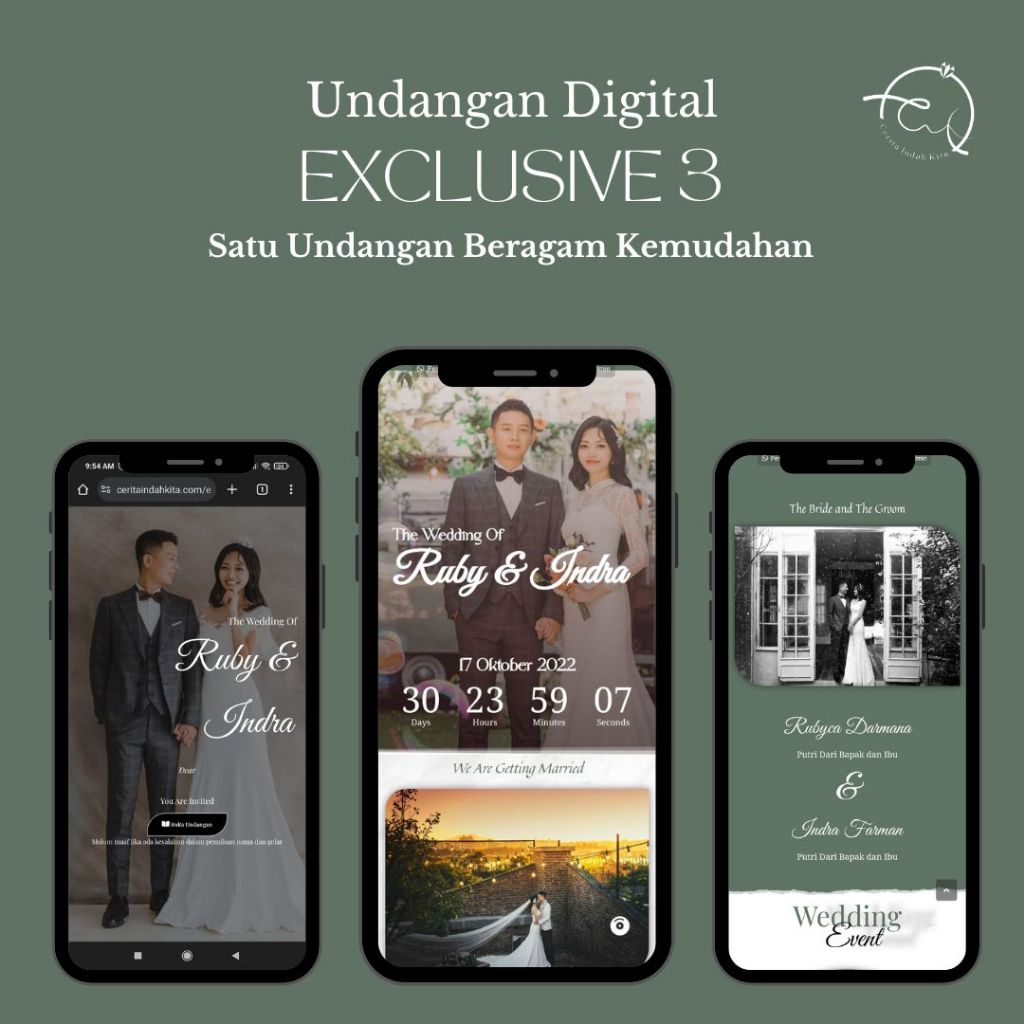 Jual Undangan Digital Paket Eksklusif Undangan Online Undangan