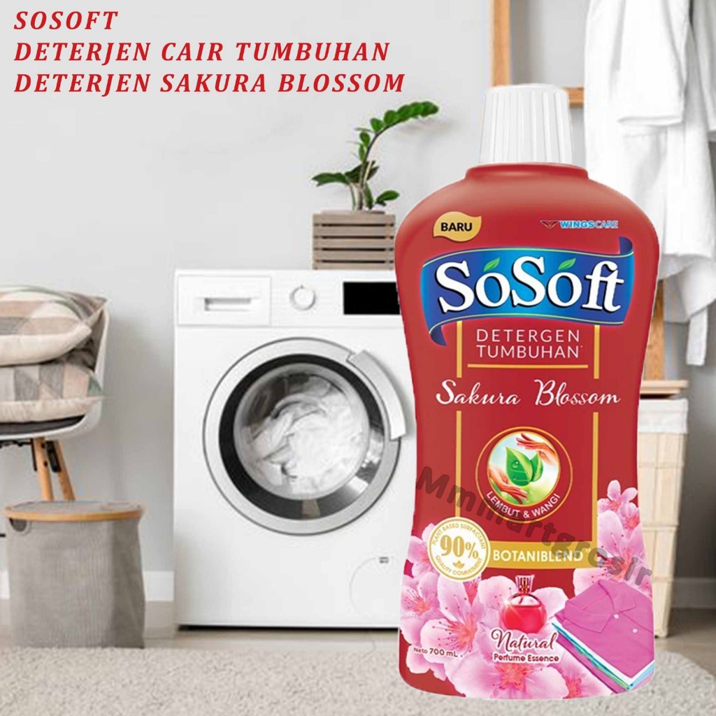 Jual So Soft Liquid Deterjen Cair Konsentrat Sakura Blossom Ml