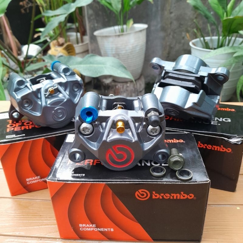 Jual Kaliper Brembo Axial Pala Babi Brembo Axial 4P Set Depan Belakang