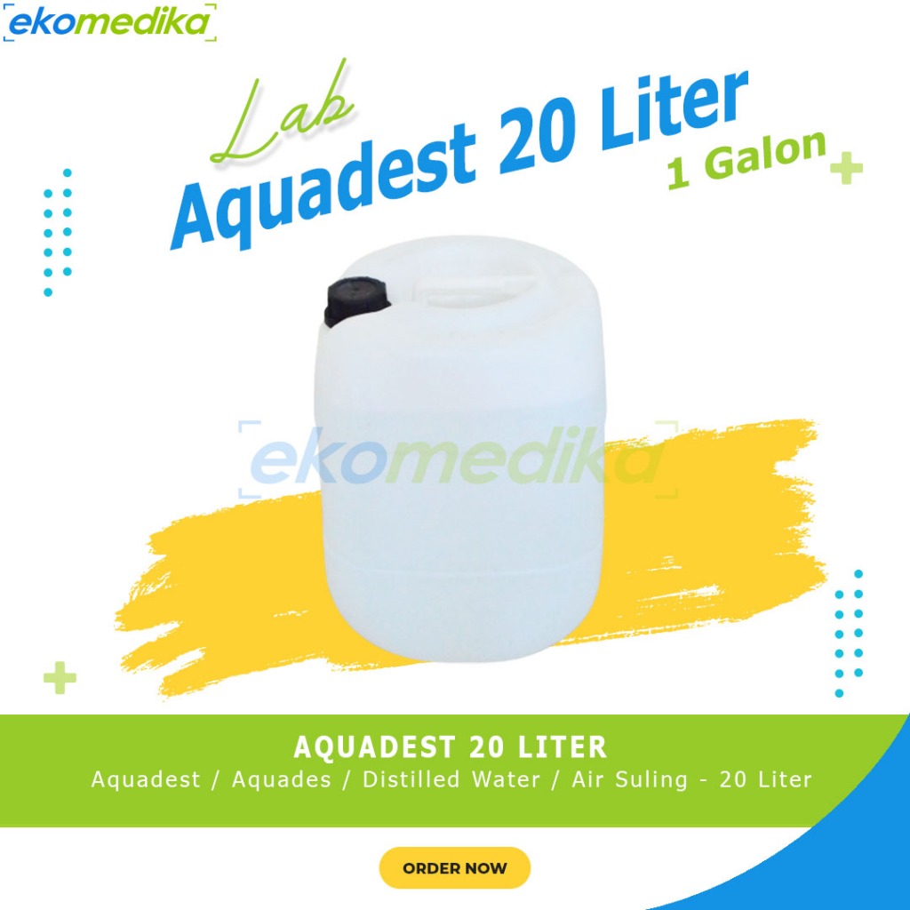 Jual Aquadest Liter Aquades Akuades Air Suling Distilled Water