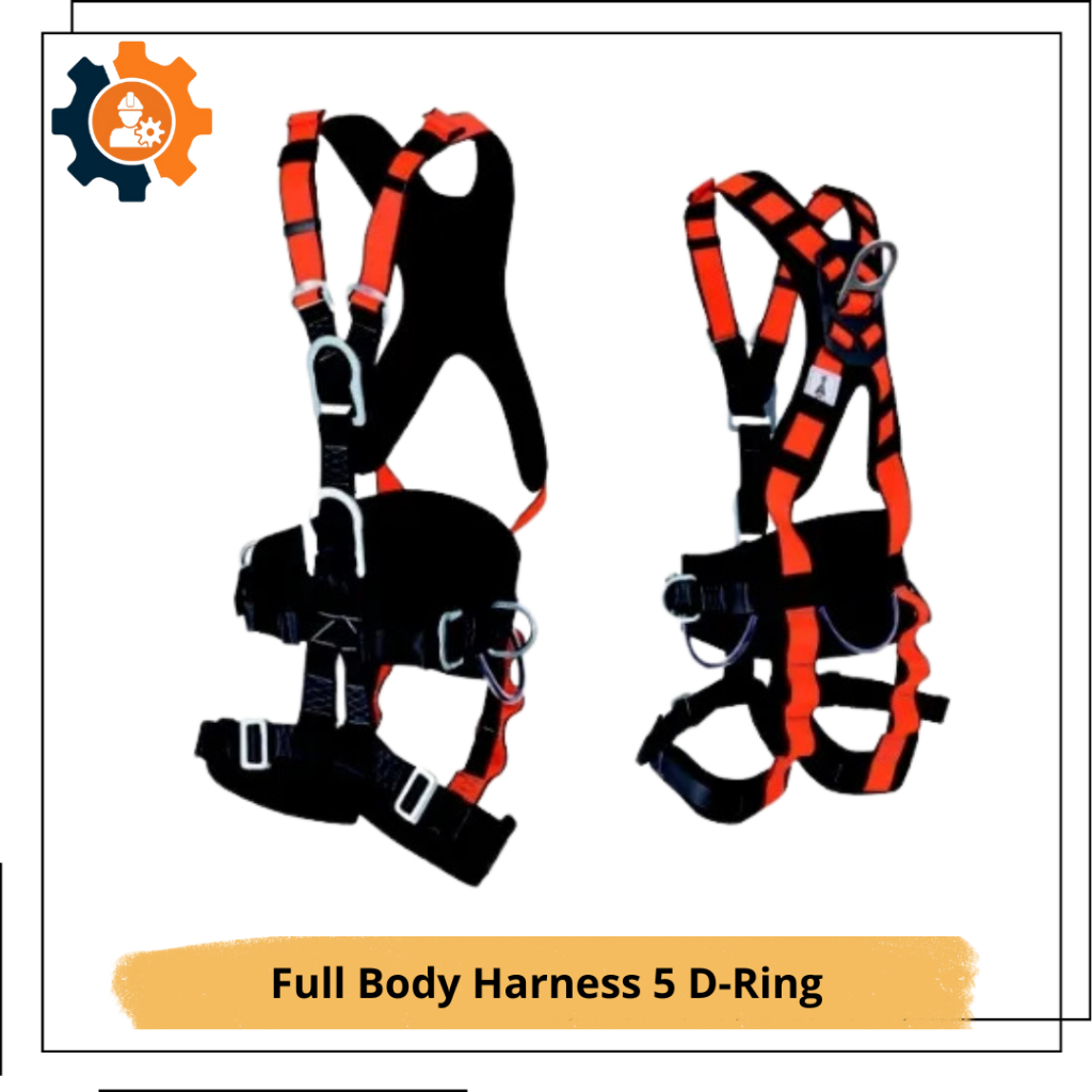 Jual Full Body Harness Double Big Hook Lanyard Absorber Safety