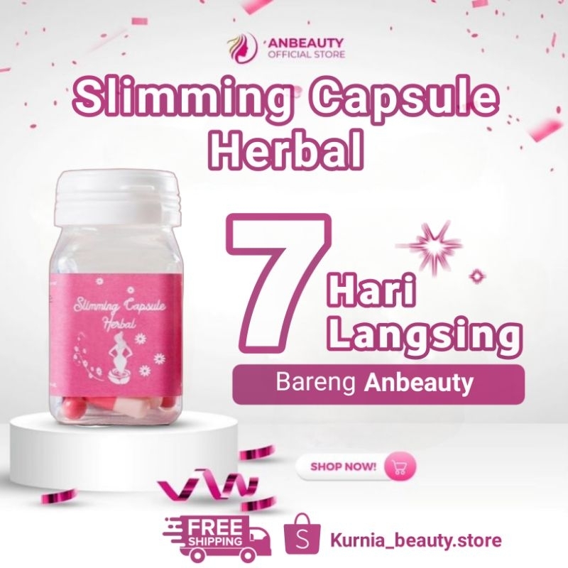 Jual Slimming Capsule Herbal Isi 30 Kapsul Suplemen Pelangsing