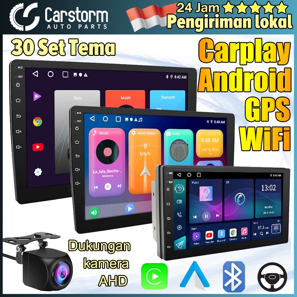 Jual Carstorm Carplay Head Unit Inch Double Din Android Touch