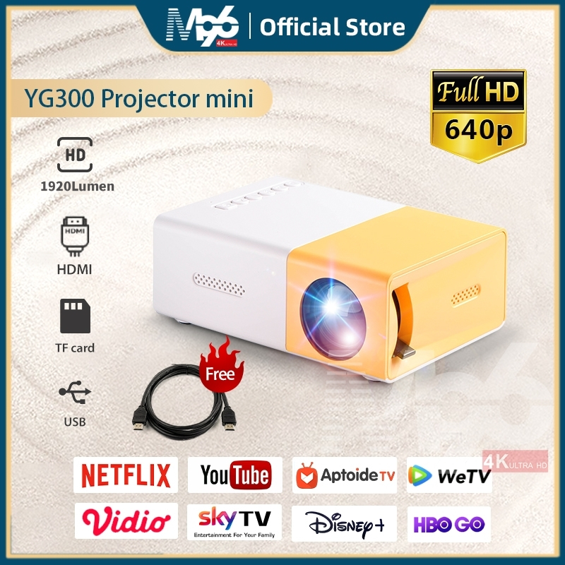 Jual M96 Proyektor Mini YG300 Portable Led Mini Proyektor Hp Mini Home