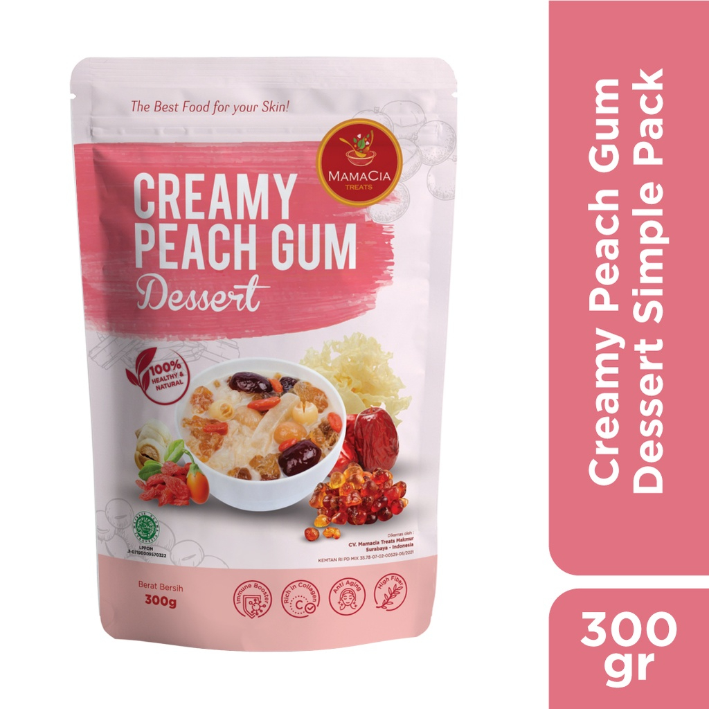 Jual Mamacia Treats Paket Creamy Peach Gum Komplit Kualitas Super Grade