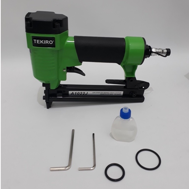 Jual Tekiro J Air Nailer Stapler Gun Mesin Staples Angin Paku