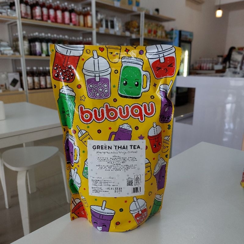 Jual Bubuk Minuman Green Thai Tea Kg Bubuqu Powder Drink Premix Rasa