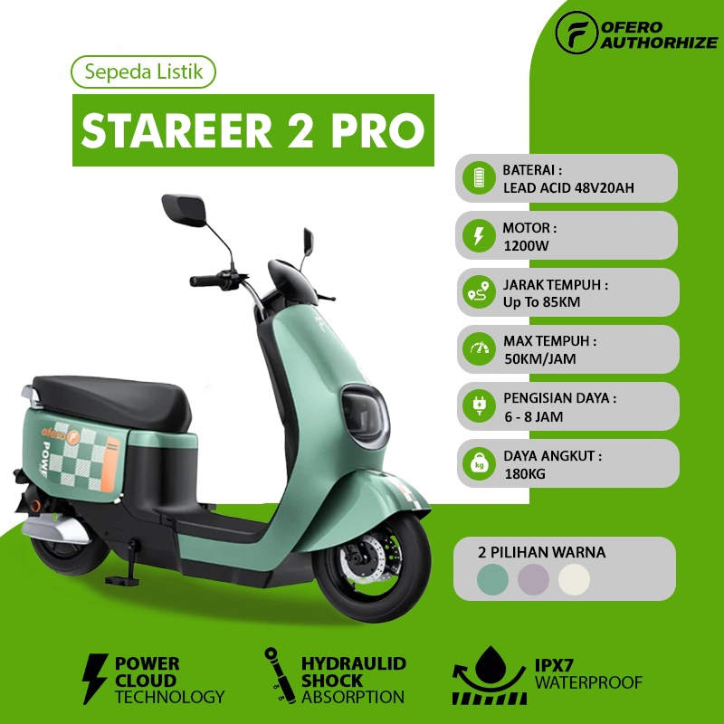 Jual Official Ofero Sepeda Listrik Seri Stareer Pro Untuk Remaja